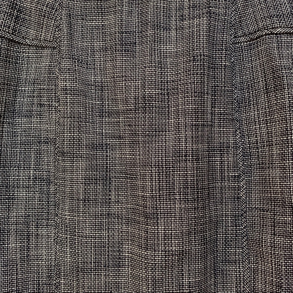 ✅ Banana Republic Blue White Tweed Skirt 8 Petite - Picture 4 of 9